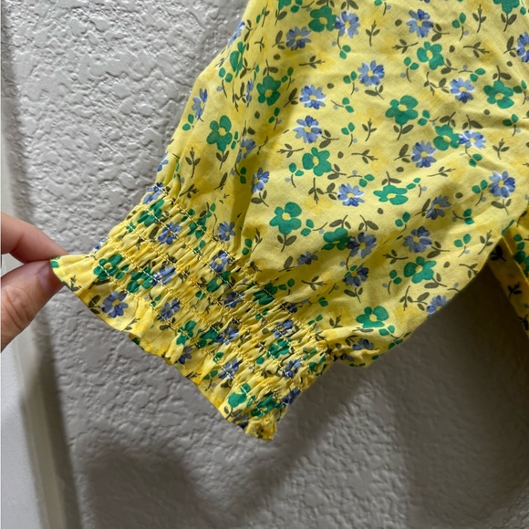 Talbots Yellow Floral Midi Dress - Picture 7 of 7